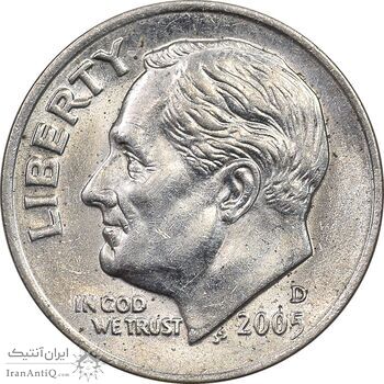 سکه 1 دایم 2005D روزولت - MS61 - آمریکا