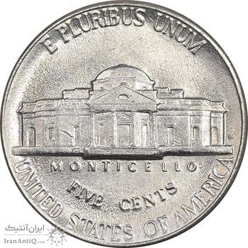 سکه 5 سنت 1992P جفرسون - MS61 - آمریکا