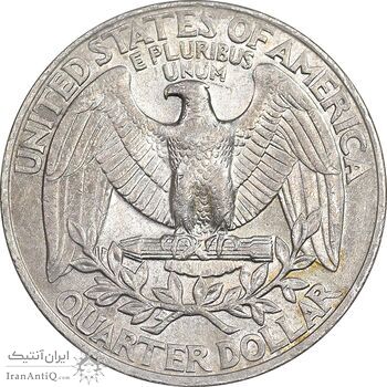 سکه کوارتر دلار 1998D واشنگتن - AU55 - آمریکا