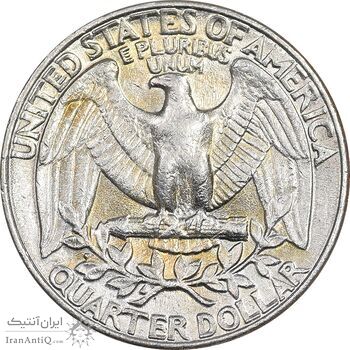 سکه کوارتر دلار 1985D واشنگتن - AU58 - آمریکا