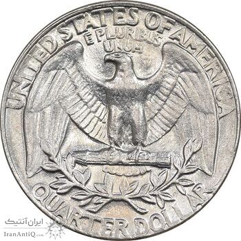 سکه کوارتر دلار 1974 واشنگتن - AU58 - آمریکا
