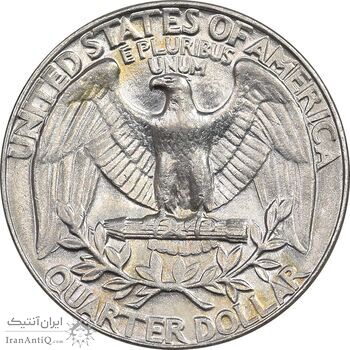 سکه کوارتر دلار 1974 واشنگتن - AU58 - آمریکا