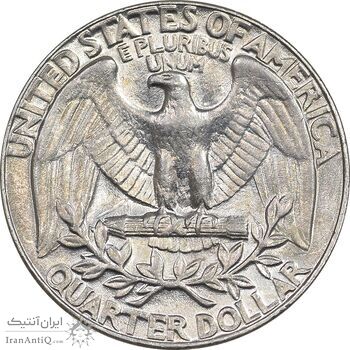 سکه کوارتر دلار 1974 واشنگتن - AU58 - آمریکا