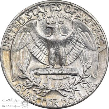 سکه کوارتر دلار 1974 واشنگتن - AU55 - آمریکا