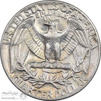 سکه کوارتر دلار 1973 واشنگتن - AU58 - آمریکا