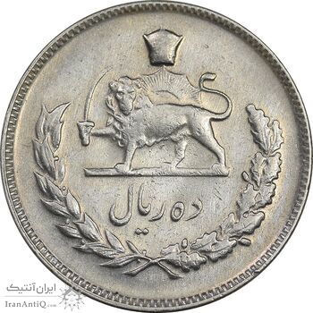 سکه 10 ریال 1346 - EF40 - محمد رضا شاه