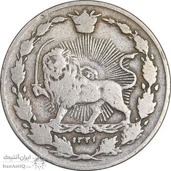 سکه 100 دینار 1321 - VF25 - مظفرالدین شاه