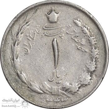 سکه 1 ریال 1343 - VF35 - محمد رضا شاه