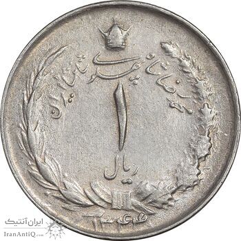 سکه 1 ریال 1344 - EF45 - محمد رضا شاه