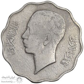 سکه 4 فلس 1938 غازی یکم - VF30 - عراق