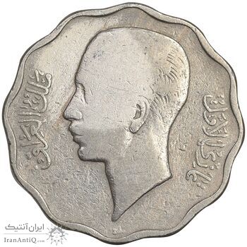 سکه 10 فلس 1938 غازی یکم - VF30 - عراق