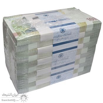 باکس اسکناس 100000 ریال (همتی - فرزین) - UNC - جمهوری اسلامی