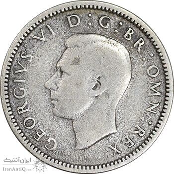 سکه 6 پنس 1939 جرج ششم - VF35 - انگلستان