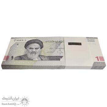 بسته اسکناس 10000 ریال (دژپسند - همتی) - شماره دوقلو - UNC - جمهوری اسلامی