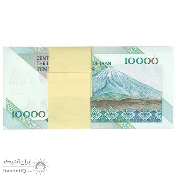 بسته اسکناس 10000 ریال امام (جعفری - مظاهری) - UNC - جمهوری اسلامی