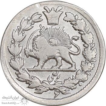 سکه ربعی 1306 - 6 تنها - ارور تاریخ - VF30 - ناصرالدین شاه