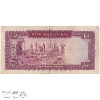 اسکناس 100 ریال 1342 - تک - VF30 - محمد رضا شاه