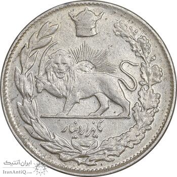 سکه 1000 دینار 1307 تصویری - AU50 - رضا شاه