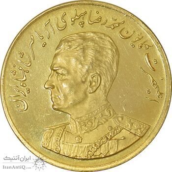 مدال طلا یادبود گارد شاهنشاهی - نوروز 1351 - PF62 - محمد رضا شاه