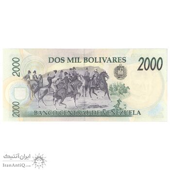 اسکناس 2000 بولیوار 1998 جمهوری چهارم - تک - UNC62 - ونزوئلا