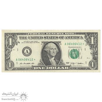 اسکناس 1 دلار 2009 جمهوری فدرال - A (بوستون) - تک - AU58 - آمریکا