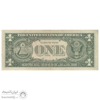 اسکناس 1 دلار 1963 جمهوری فدرال - B (نیویورک) - تک - AU50 - آمریکا