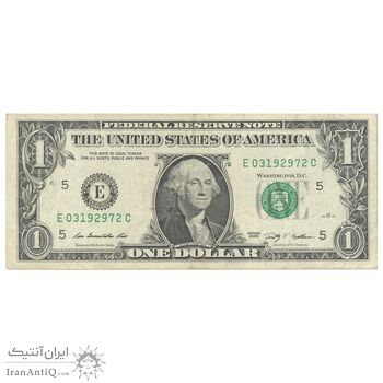 اسکناس 1 دلار 2009 جمهوری فدرال - E (ریچموند) - تک - EF45 - آمریکا