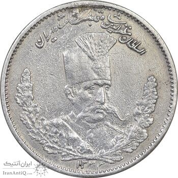 سکه 1000 دینار 1323 تصویری - VF - مظفرالدین شاه
