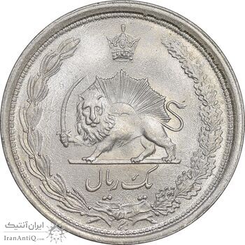 سکه 1 ریال 1313 - MS64 - رضا شاه