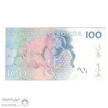 اسکناس 100 کرون 1999 کارل گوستاف شانزدهم - تک - EF - سوئد