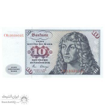 اسکناس 10 مارک 1980 جمهوری فدرال - تک - UNC64 - آلمان