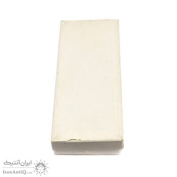 مدال نقره بپاداش خدمت (با جعبه و روبان فابریک) - UNC - رضا شاه