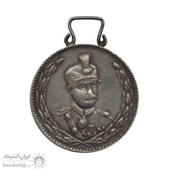مدال نقره ذوالفقار - تصویر متفاوت - رضا شاه