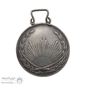 مدال نقره ذوالفقار - تصویر متفاوت - رضا شاه