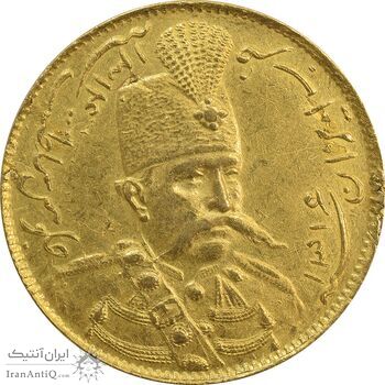 سکه طلا 1 تومان 1316 تصویری - MS62 - مظفرالدین شاه