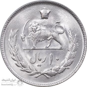 سکه 10 ریال 1354 - MS63 - محمد رضا شاه