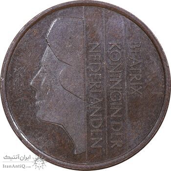 سکه 5 سنت 1988 بئاتریکس - AU58 - هلند