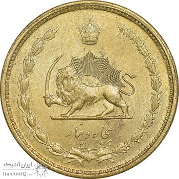سکه 50 دینار 1331 برنز - MS61 - محمد رضا شاه