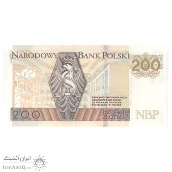 اسکناس 200 زلوتی 2015 جمهوری سوم - تک - UNC65 - لهستان