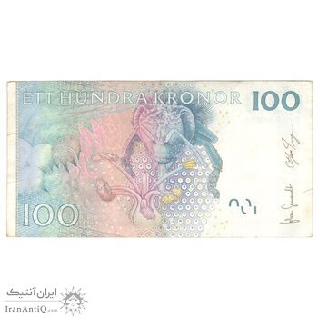 اسکناس 100 کرون 2009 کارل گوستاف شانزدهم - تک - VF - سوئد