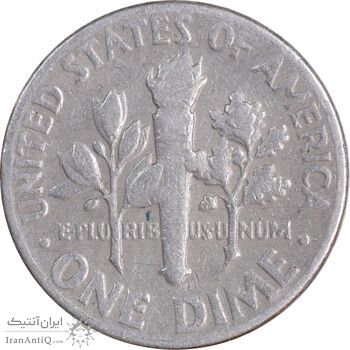سکه 1 دایم 1973 روزولت - EF40 - آمریکا