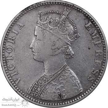 سکه 1 روپیه 1901 ویکتوریا - EF45 - هند