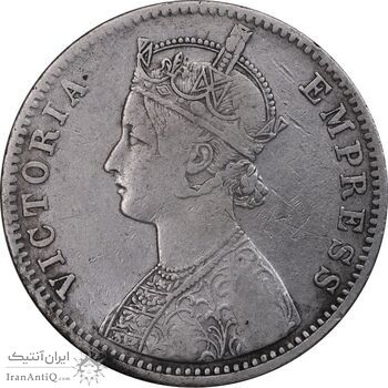 سکه 1 روپیه 1892 ویکتوریا - EF40 - هند