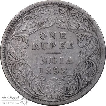 سکه 1 روپیه 1892 ویکتوریا - EF40 - هند