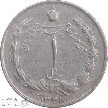 سکه 1 ریال 1348 - EF40 - محمد رضا شاه