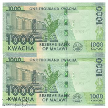 اسکناس 1000 کواچا 2020 جمهوری - جفت - UNC63 - مالاوی
