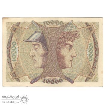 اسکناس 10000 مارک 1923 جمهوری وایمار - تک - AU58 - آلمان
