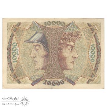 اسکناس 10000 مارک 1923 جمهوری وایمار - تک - AU55 - آلمان