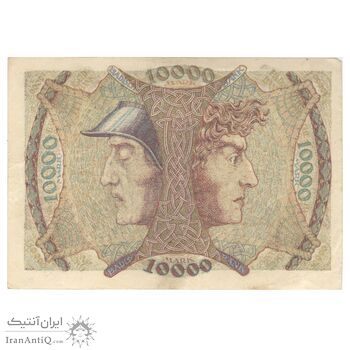 اسکناس 10000 مارک 1923 جمهوری وایمار - تک - AU50 - آلمان