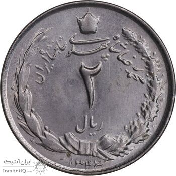 سکه 2 ریال 1344 - MS63 - محمد رضا شاه